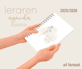Lerarenagenda | 2025/2026 + 10 gratis  nude kaarten