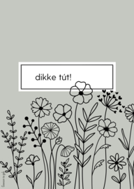 Kaart | A6 | nude april | Dikke tút!