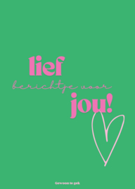 Limited edition | kleur! | Lief berichtje voor jou!