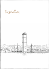 Nederland op kaart | A6 | Terschelling