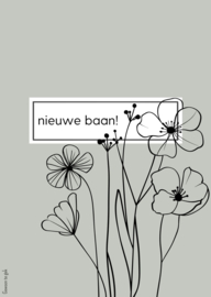 Kaart | A6 | nude april | nieuwe baan!