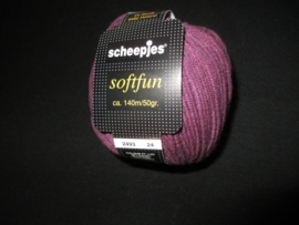 Scheepjes Softfun Donkerpaars 2493