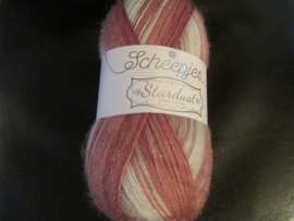 Scheepjes Stardust oud rose gemeleerd kleurnr 660