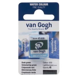 van Gogh Water Color napje 630  'Schemering Groen'