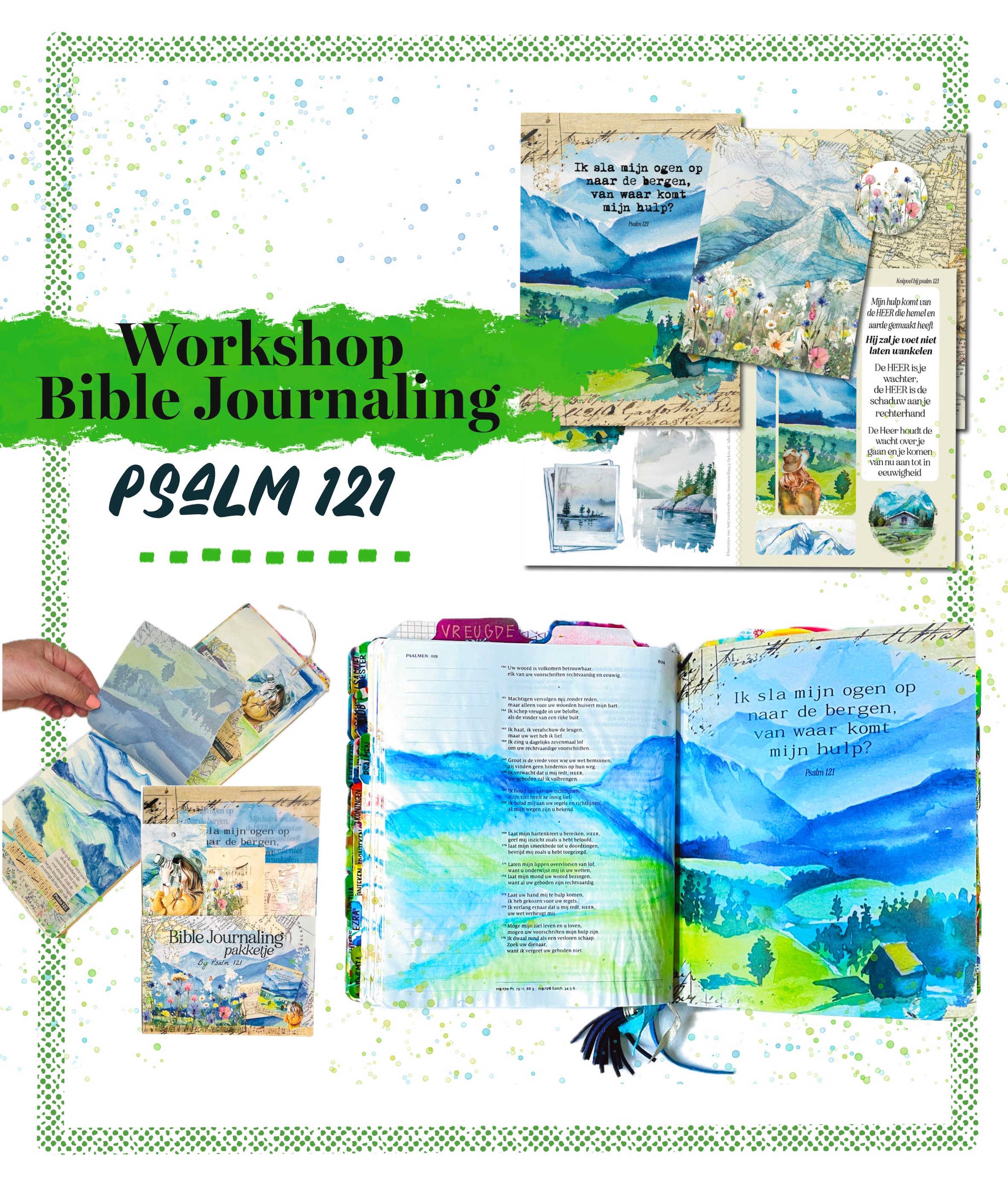 Workshop Bible journaling ‘Psalm 121’  23 augustus 2025