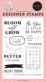 'Bloom & Grow' designer stamps