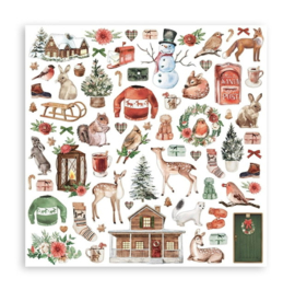 Stamperia 'Romantic Home For The Holidays' collection 30 x 30 cm