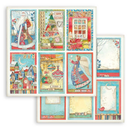 Stamperia Patchwork Christmas 'Paperpack'  20 x 20 cm
