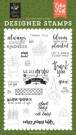 'Plant Lady' designer stamps