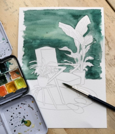 Watercolor it yourself  2. 'Thuis'