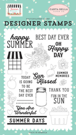 Carta Bella 'Happy Summer’ designer stamps