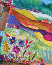 By Kris Zomerse Art Journaling 2-daagse 11-12 juli -VOL-