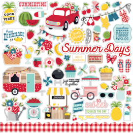 'A slice of Summer' element stickers