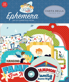 Carta Bella 'Family Night' Ephemera