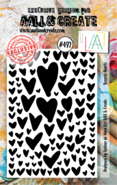 Aall and Create Stamp A7 ‘Reverse Heartz’