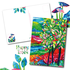 Color By Kris kaart 'Happy Trees'