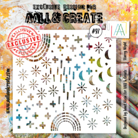Aall and Create Stencil  ‘Starry Night’
