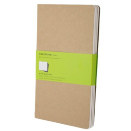 Moleskine plain notebook kraft