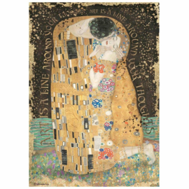 Rice paper Klimt 'The Kiss'