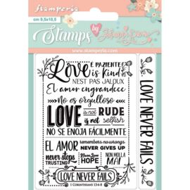Stamperia Stamps ‘Love never fails’