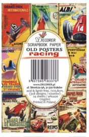 Decorer papier 'Old Posters Racing’