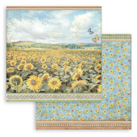Stamperia ‘Sunflower Art’ Paper Pack 30 x 30 cm