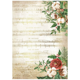 Rice paper ‘Romantic Home for the Holidays Music ’
