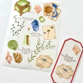 Nikki Dotti ‘Treasures’ Rub On Sticker set