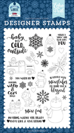 Echo Park 'You warm my heart' designer stamps