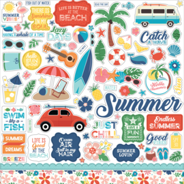 'Endless Summer' element stickers