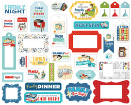 'Family Night' Frames and tags
