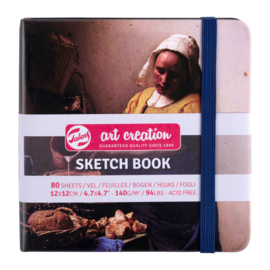 Art Creation sketch book 'Het Melkmeisje' 12 x 12