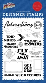 World Explorer' designer stamps