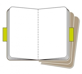 Moleskine plain notebook kraft