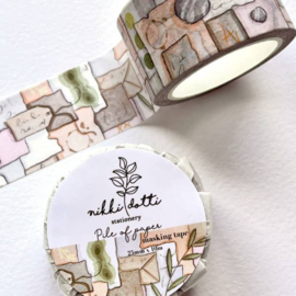 Nikkie Dotti Washi Tape ‘Pile of Paper’