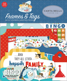 Carta Bella 'Family Night' Frames and tags