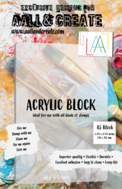 Aall & Create Acrylic Block A5
