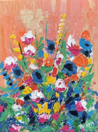 Color By Kris kaart 'Bloemen'