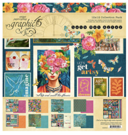Graphic 45 Collection Pack ‘Let’s get Artsy’ 30 x 30