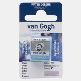 van Gogh Water Color napje 800  'Zilver'