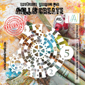 Aall and Create Stencil  ‘Spiral’