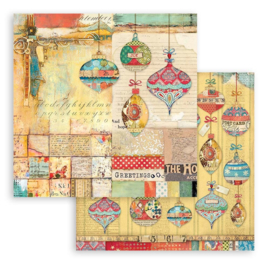 Stamperia Patchwork Christmas 'Paperpack'  15 x 15 cm