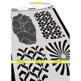 Carabella Stencil ‘4 background texures’