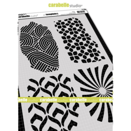 Carabella Stencil ‘4 background texures’