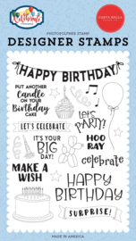 Carta Bella‘Birthday Surprise’ designer stamps
