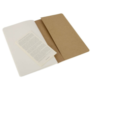Moleskine plain notebook kraft pocket mini