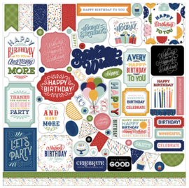 Echopark ‘Birthday Salutations’ element stickers
