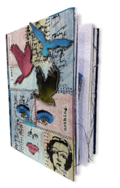 Dina Wakley Mixed Media Journaling Blue Edition