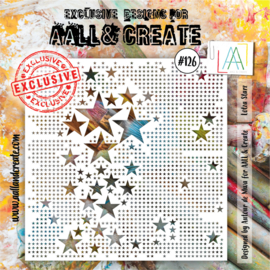 Aall and Create Stencil  ‘Lotza Starz’