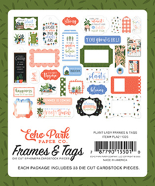Echo Park 'Plant Lady' Frames and Tags